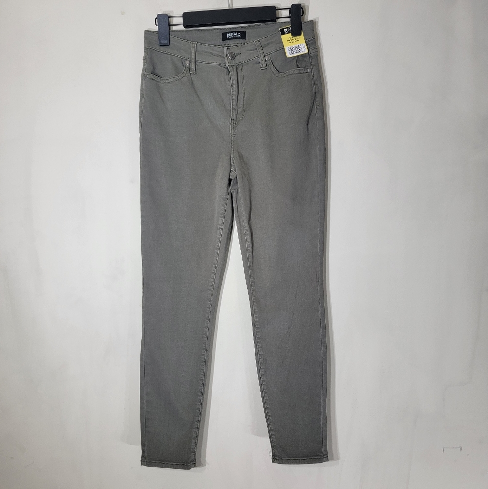 4/$20 NWT Buffalo Havana High Rise Soft Stretch Olive Green Ankle Pants Size 6